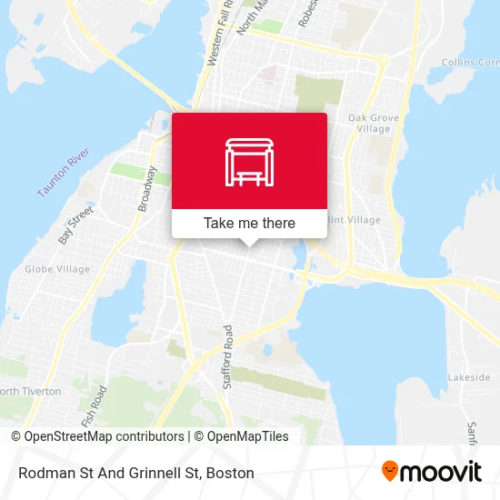 Rodman St And Grinnell St map