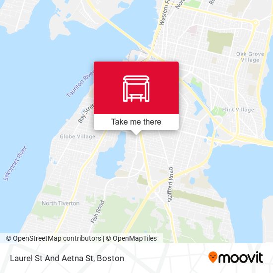 Laurel St And Aetna St map