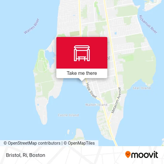 Bristol, Ri map