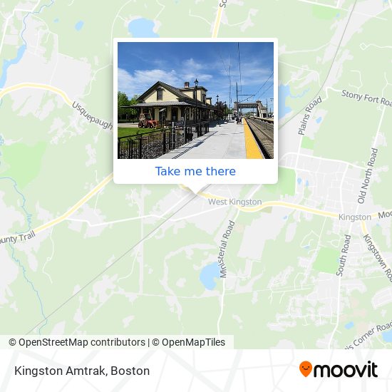 Mapa de Kingston Amtrak