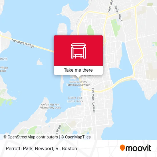 Perrotti Park, Newport, Ri map