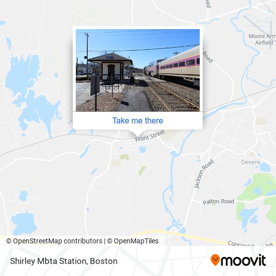 Shirley Mbta Station map