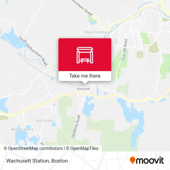 Wachusett Station map