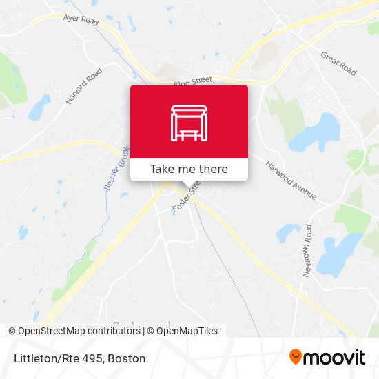 Littleton/Rte 495 map