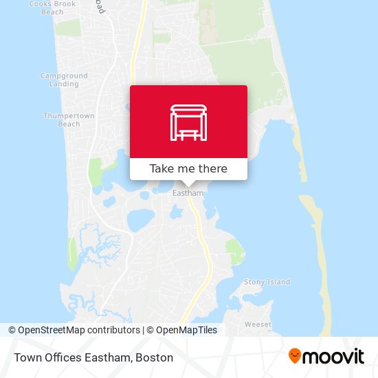 Town Offices Eastham map