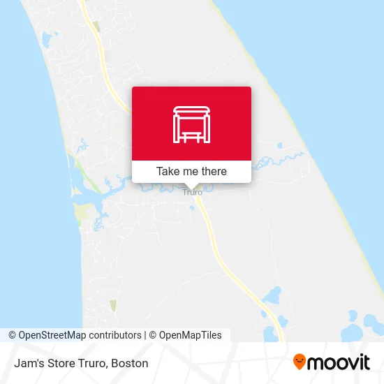 Jam's Store Truro map