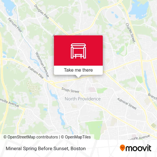 Mineral Spring Before Sunset map