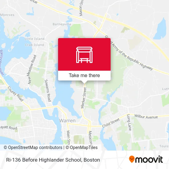 Ri-136 Before Highlander School map