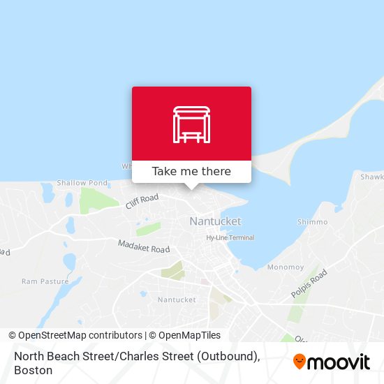 North Beach Street / Charles Street (Outbound) map