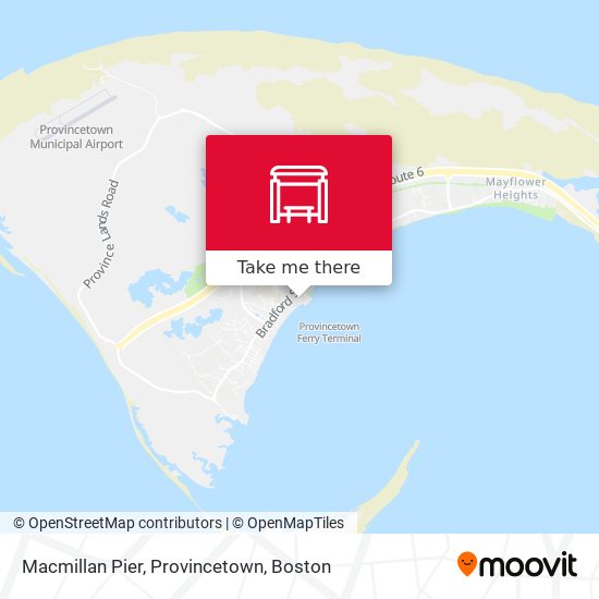 Macmillan Pier, Provincetown map