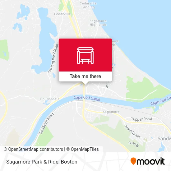 Mapa de Sagamore Park & Ride