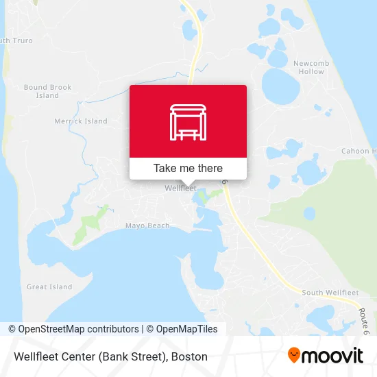 Wellfleet Center (Bank Street) map