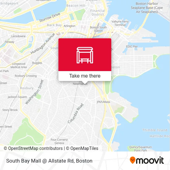 Mapa de South Bay Mall @ Allstate Rd