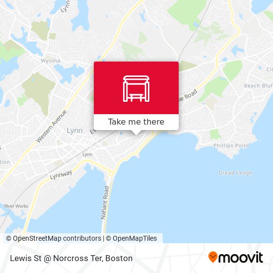 Lewis St @ Norcross Ter map