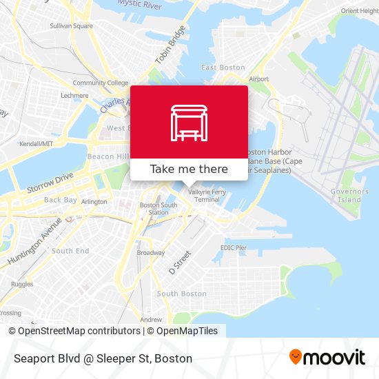 Seaport Blvd @ Sleeper St map