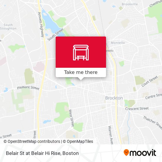 Belair St at Belair Hi Rise map
