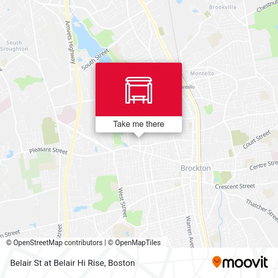 Belair St at Belair Hi Rise map