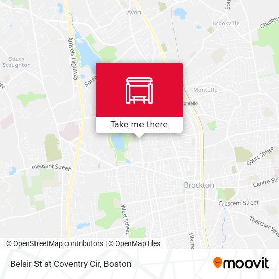 Mapa de Belair St at Coventry Cir