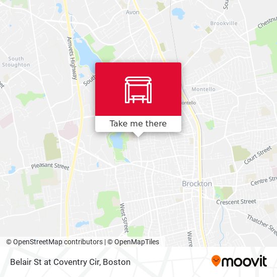 Mapa de Belair St at Coventry Cir