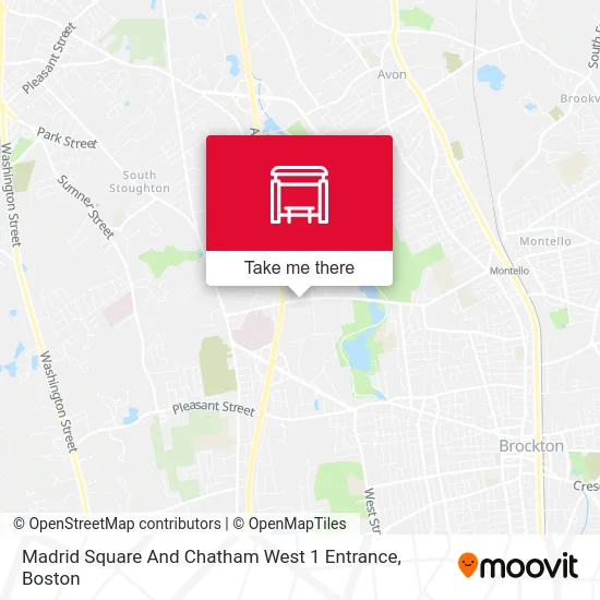 Madrid Square And Chatham West 1 Entrance map