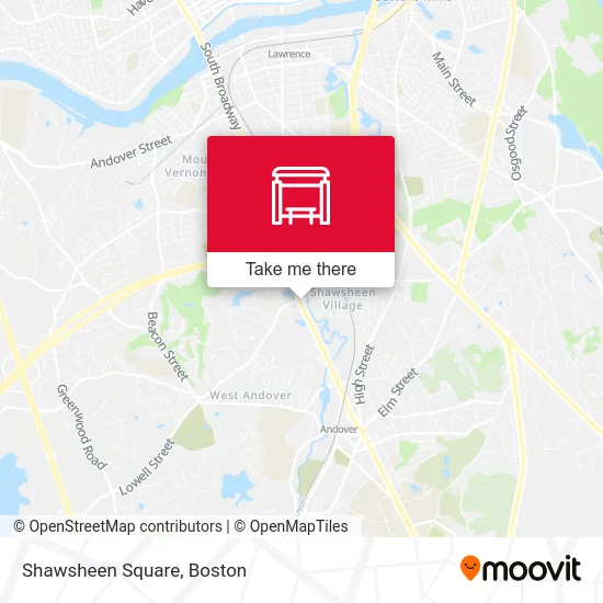Shawsheen Square map
