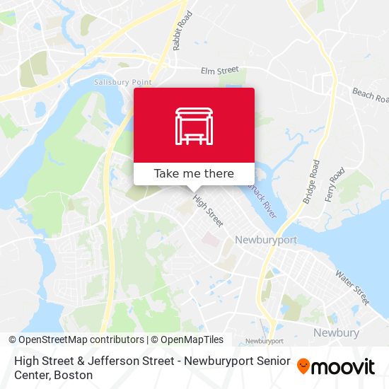 High Street & Jefferson Street - Newburyport Senior Center map