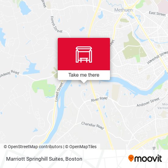 Marriott Springhill Suites map