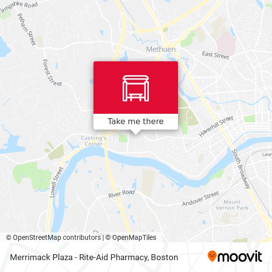 Merrimack Plaza - Rite-Aid Pharmacy map