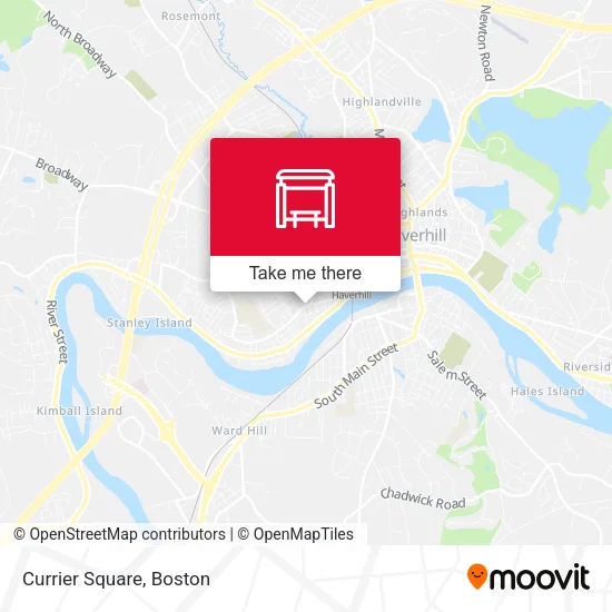 Mapa de Currier Square