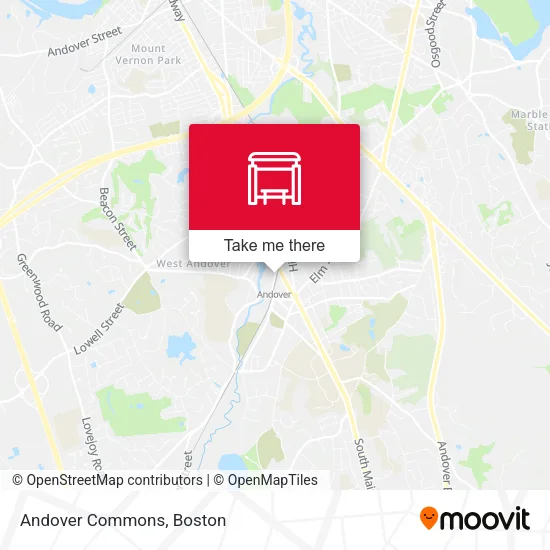Andover Commons map