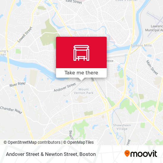 Mapa de Andover Street & Newton Street