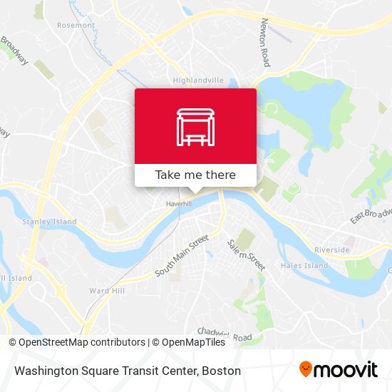 Washington Square Transit Center map