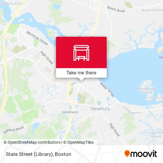 State Street (Library) map
