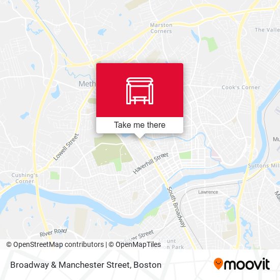 Broadway & Manchester Street map