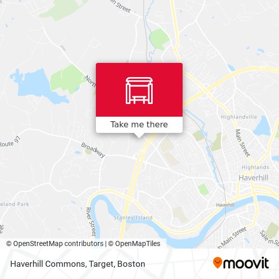 Mapa de Haverhill Commons, Target