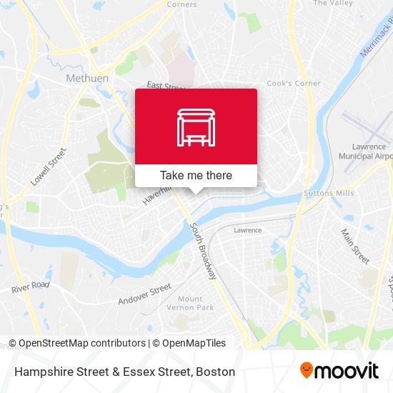 Mapa de Hampshire Street & Essex Street