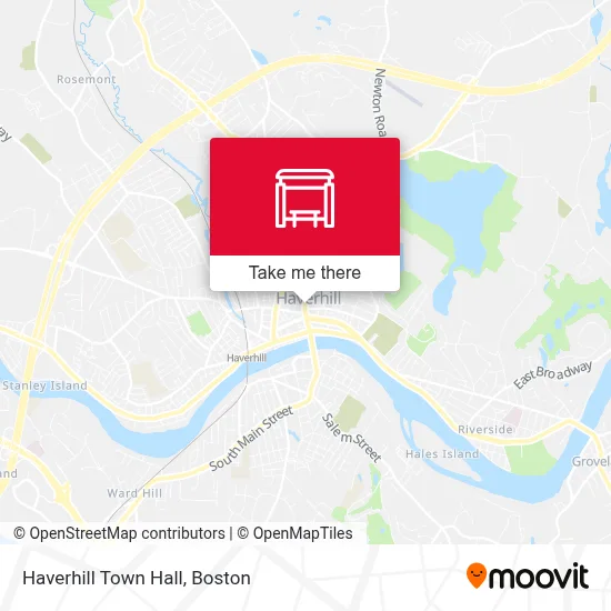 Haverhill Town Hall map