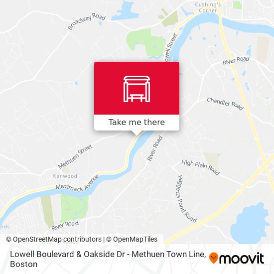 Mapa de Lowell Boulevard & Oakside Dr - Methuen Town Line