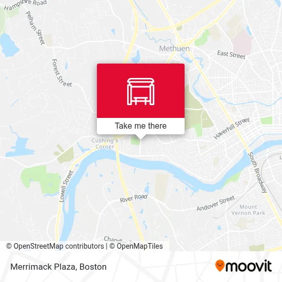 Merrimack Plaza map