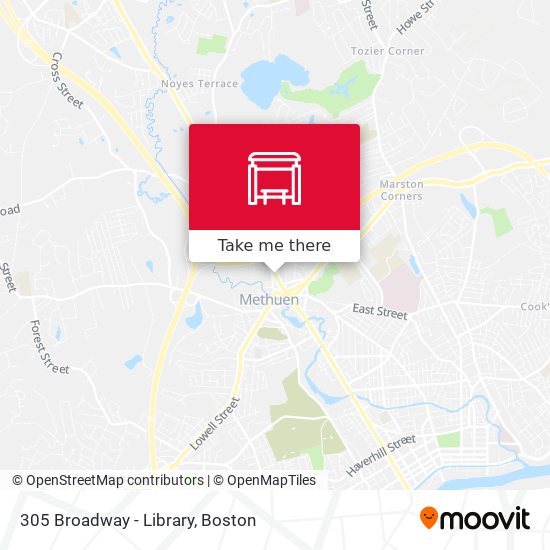 305 Broadway - Library map