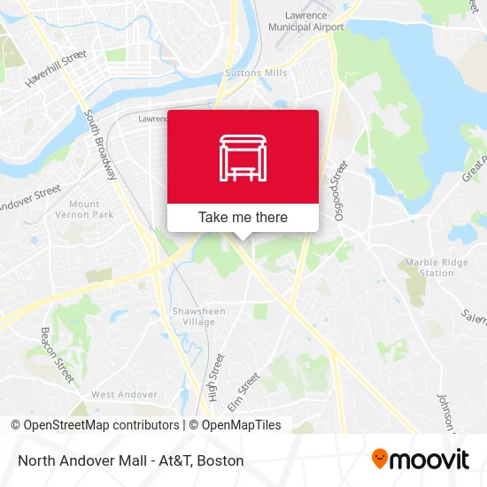 North Andover Mall - At&T map