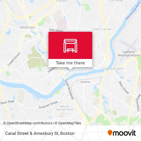 Mapa de Canal Street & Amesbury St
