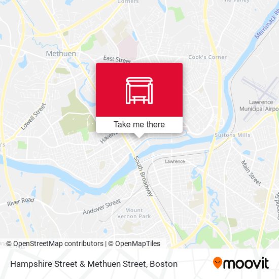 Hampshire Street & Methuen Street map