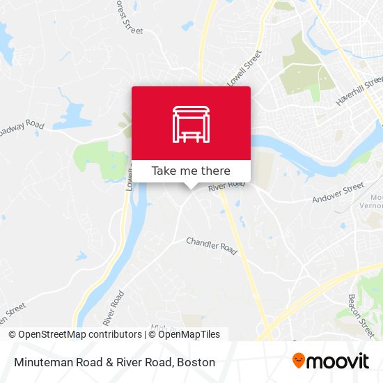 Minuteman Road & River Road map