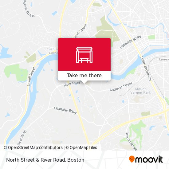 North Street & River Road map