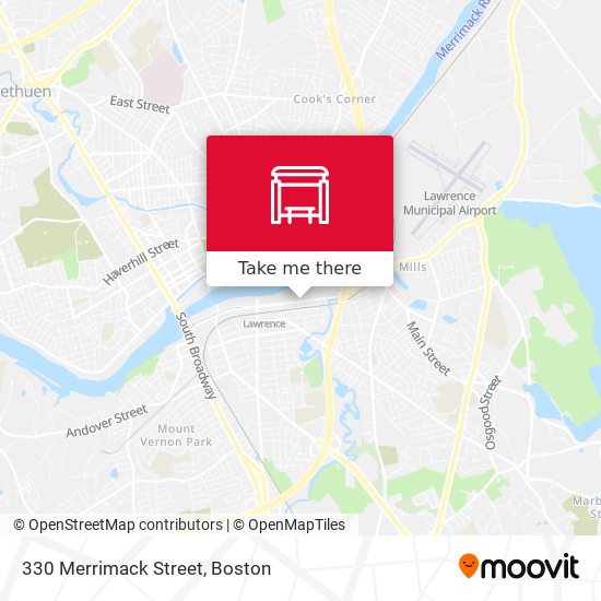 330 Merrimack Street map