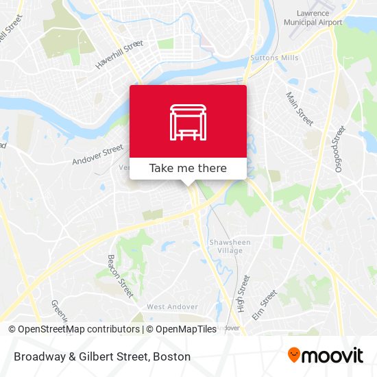 Mapa de Broadway & Gilbert Street