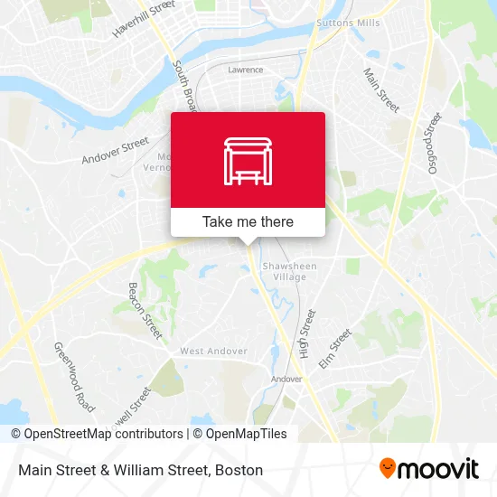 Main Street & William Street map