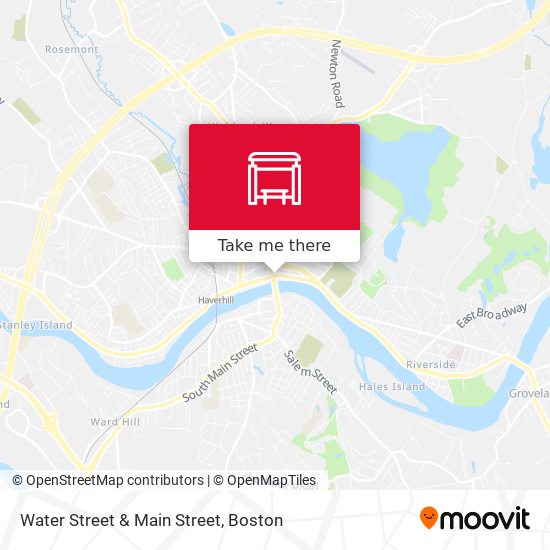 Water Street & Main Street map