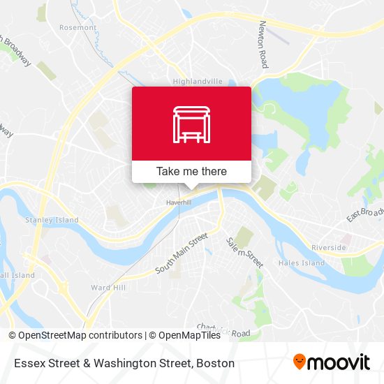 Essex Street & Washington Street map